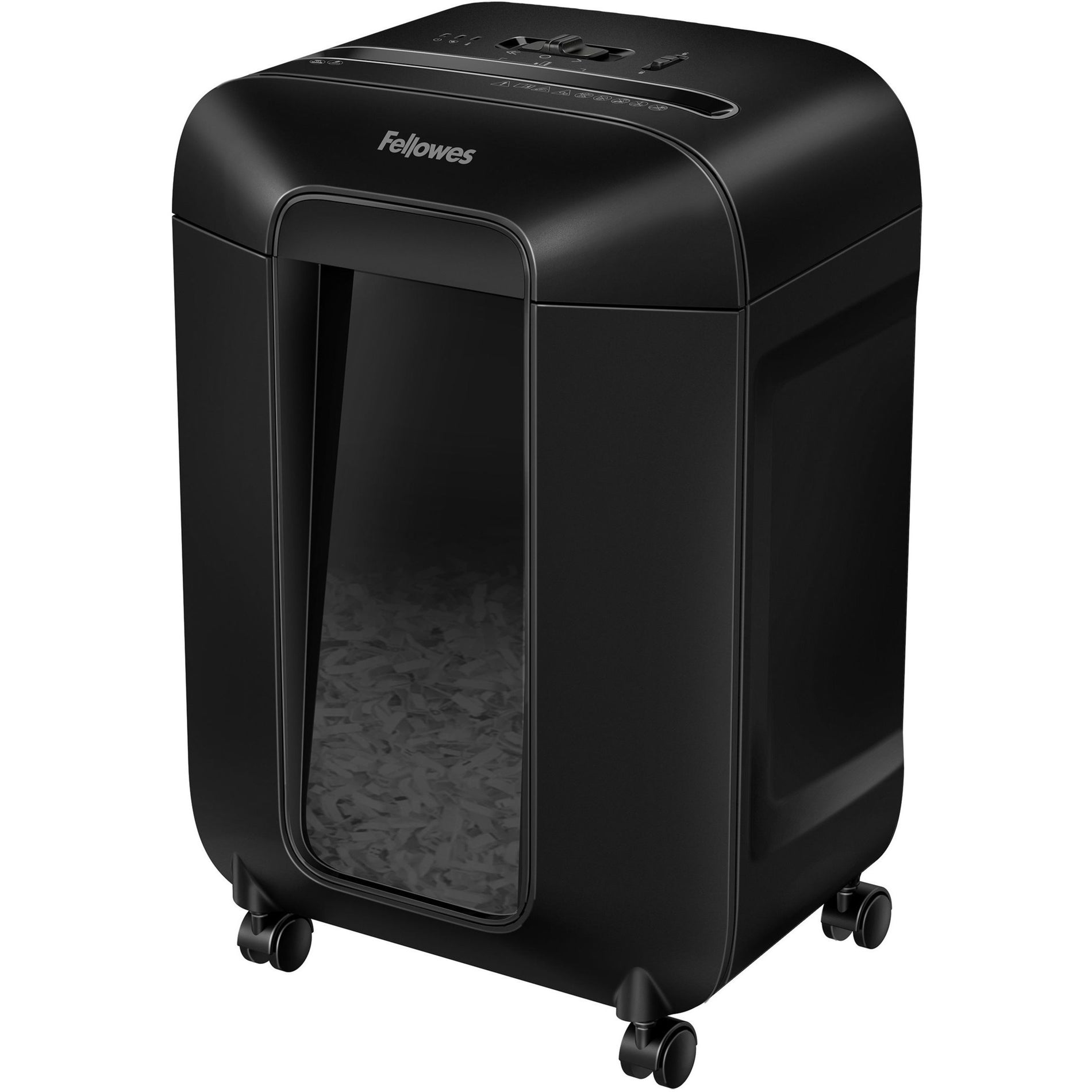 Fellowes 4400401 LX85 Kreuzschnitt-Shredder SafeSense leiser Betrieb Sicherheitsstufe P-4 12 Blatt Schneidleistung