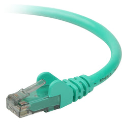 Belkin Cat6 UTP Network Patch Cable, 20ft Green, RJ45 Male/Male, Snagless Molded Strain Relief, PowerSum Tested, Copper Conductor - A3L980-20-GRN-S (Lifetime Warranty)