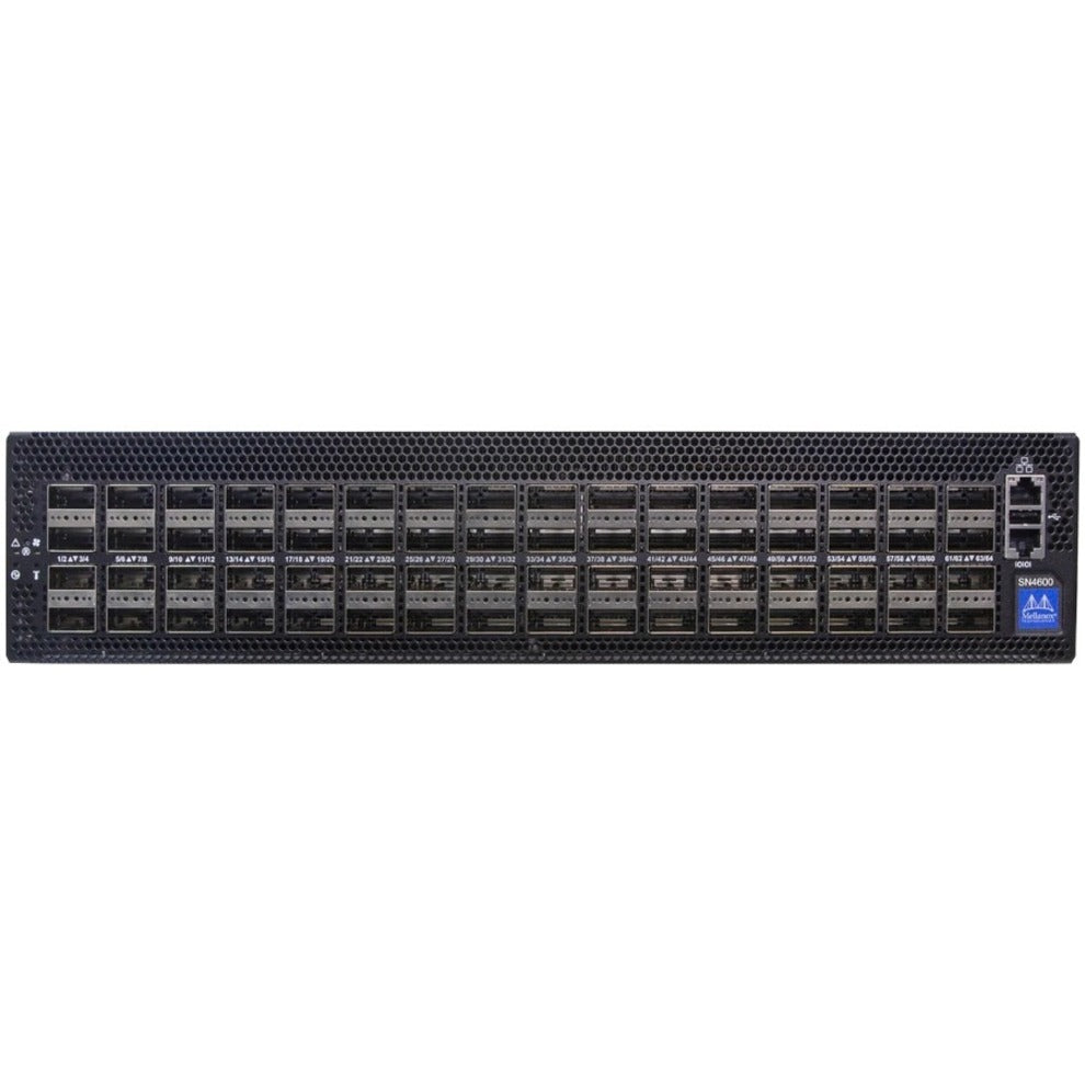 Mellanox MSN4600-CS2RC Spectrum-3 Ethernet Switch, 64 x 100 Gigabit Ethernet Expansion Slot, 100GBase-X, Rail-mountable, Rack-mountable