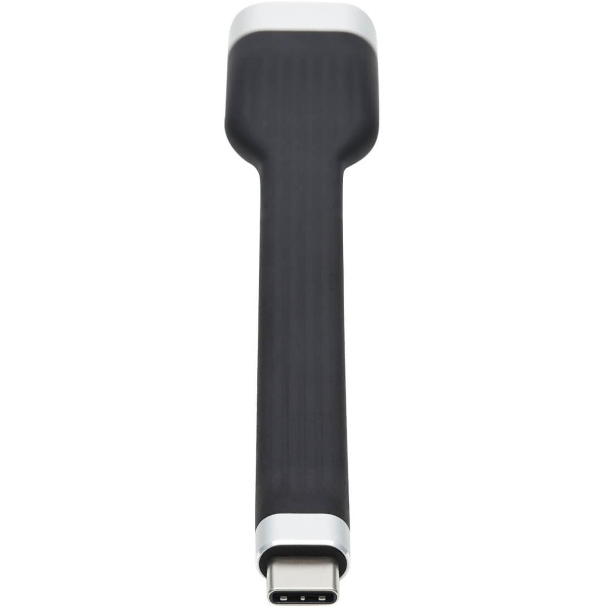 Detail shot of USB-C male connector on Tripp Lite adapter showing reversible design-alternate-image2