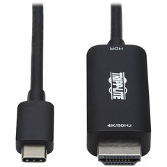 كيبل محول USB-C إلى HDMI من تريپ لايت U444-006-HDR2BE، M/M، أسود، 6 قدم.