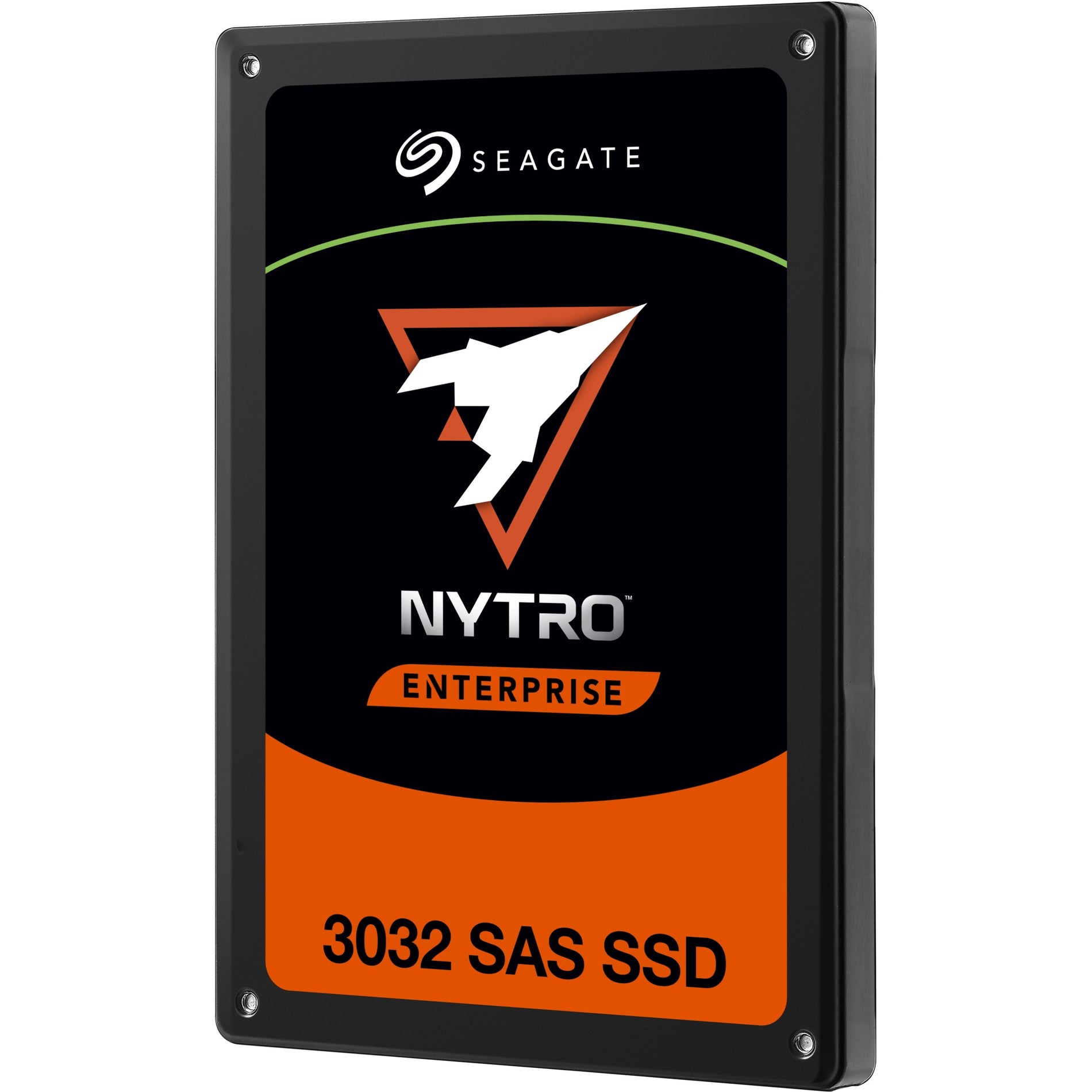 Side profile view of Seagate Nytro 3032 Enterprise SAS SSD highlighting industrial design and construction-alternate-image3