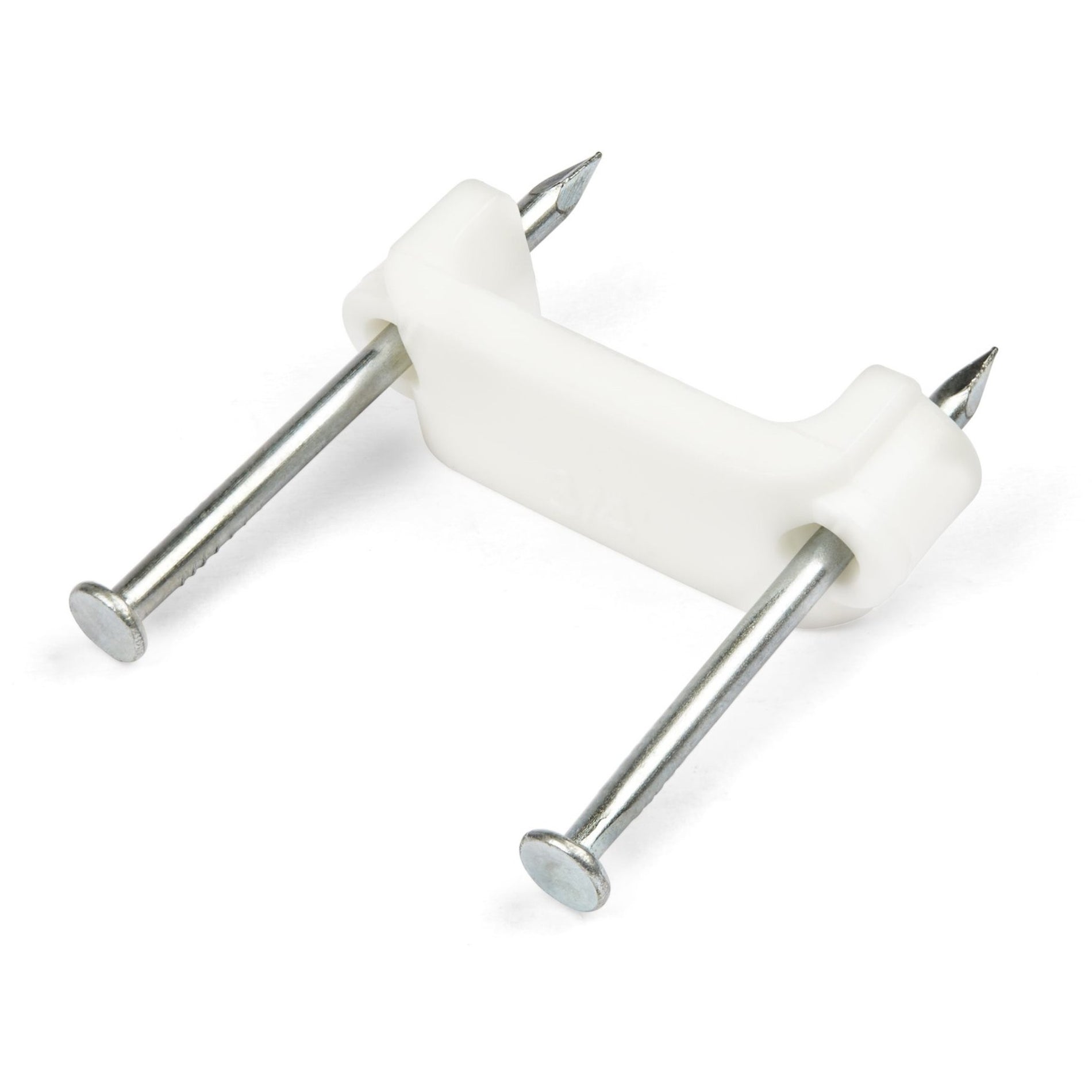 StarTech.com CBMDNMCC2 100 Pack Clip Cavi con Chiodi Taglia Grande Bianco Soluzione Facile per la Gestione dei Cavi