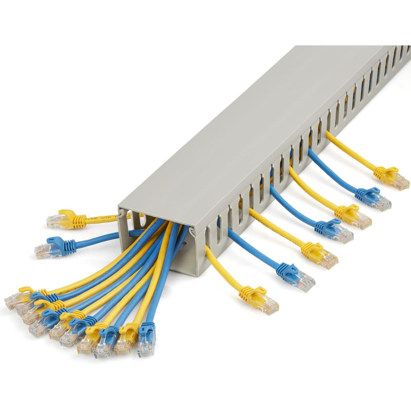 Cable raceway demonstrating multiple cable routing capabilities