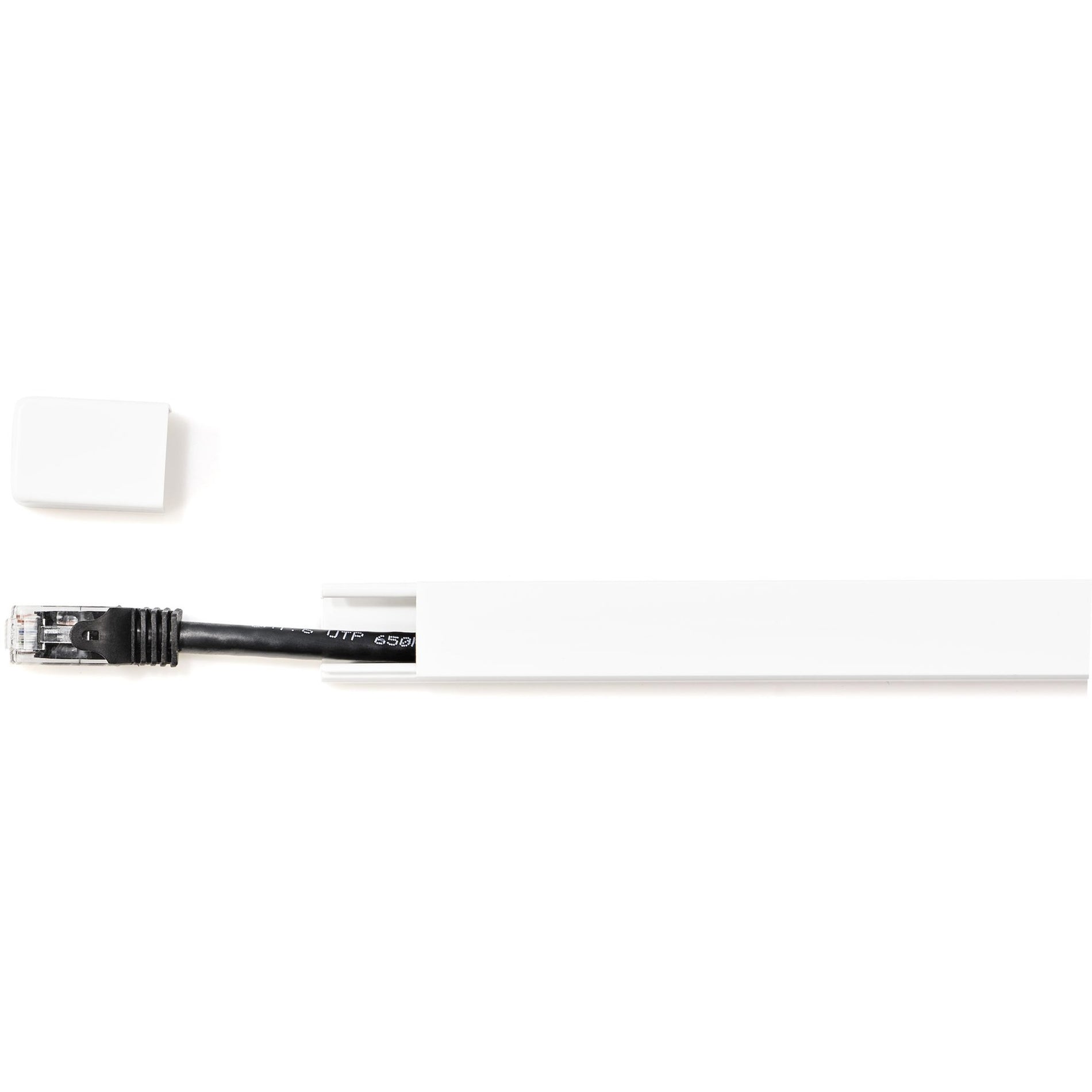 StarTech.com CBMWWD1911E Paquete de 20 Tapas de Terminales para Canal de Cable Blanco Ruteo de Cables