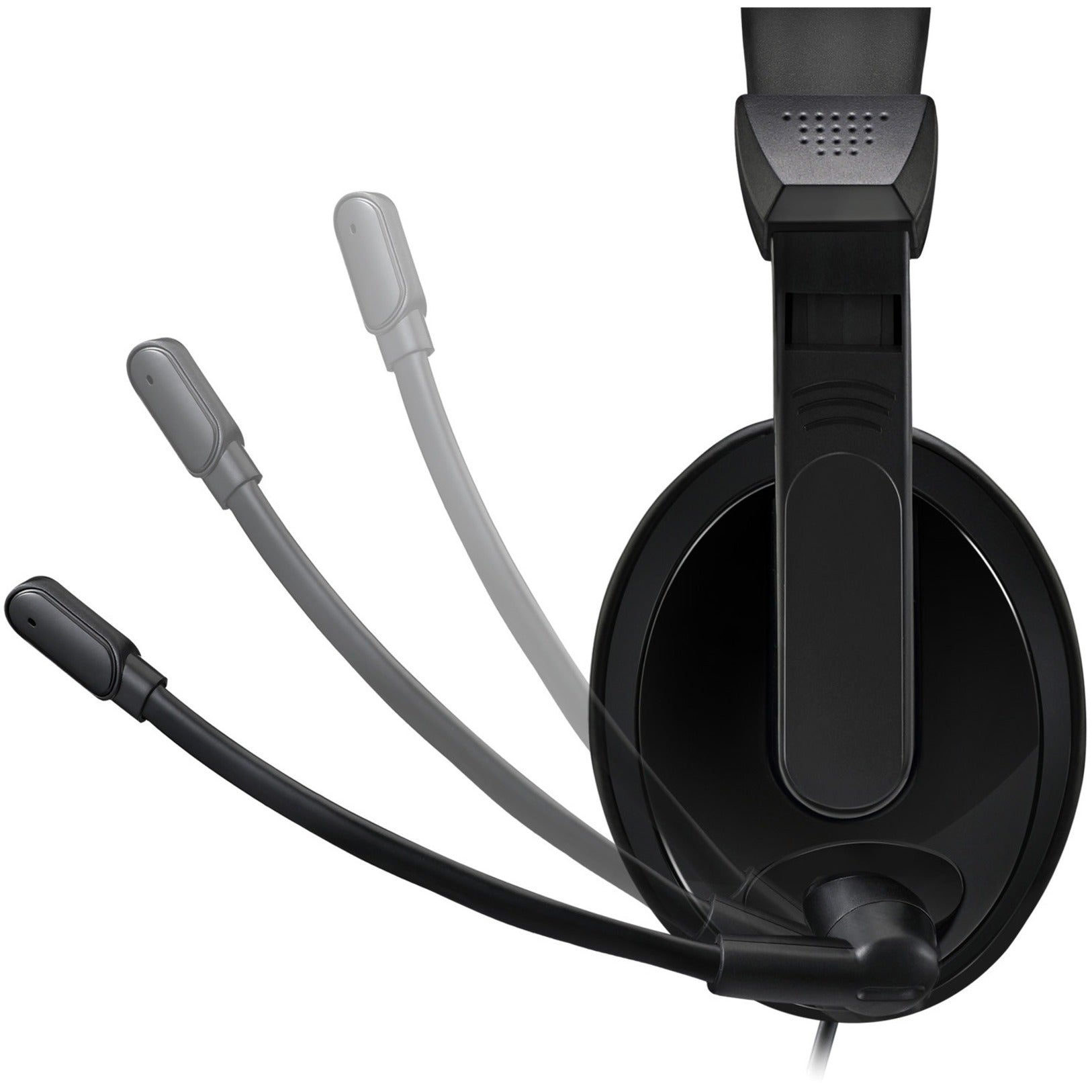 Adesso XTREAM H5U Xtream H5U Stereo USB Multimedia Headset with Microphone, Adjustable Boom Mic, Plug and Play