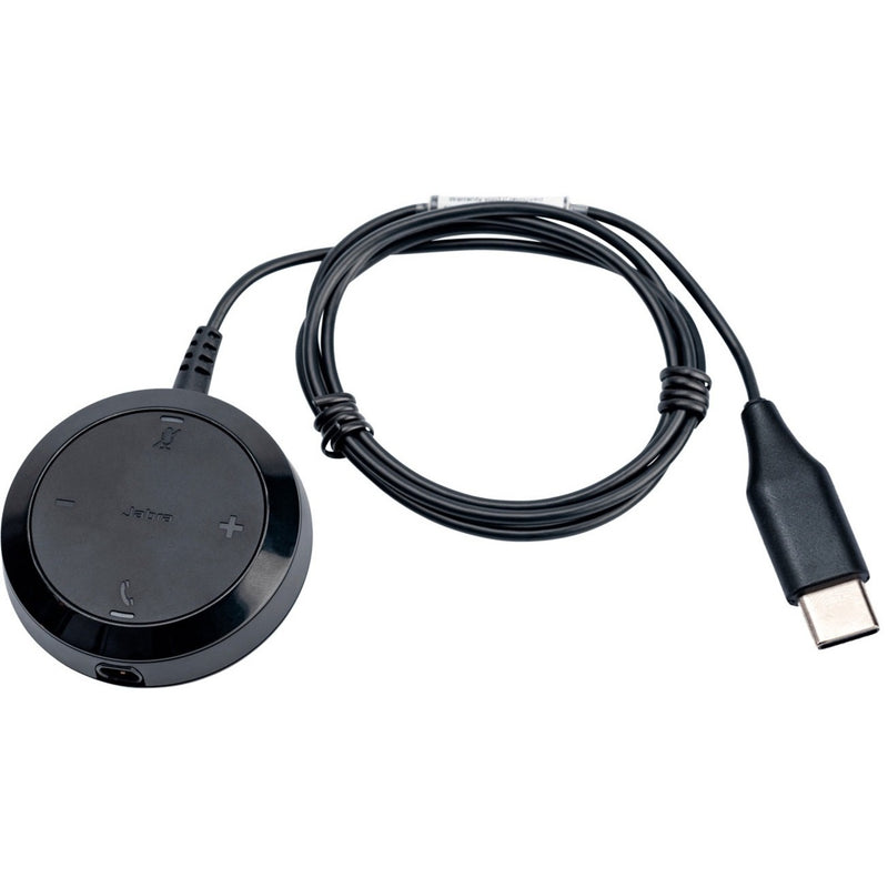 USB-C controller unit of Jabra EVOLVE 30 II headset with integrated controls