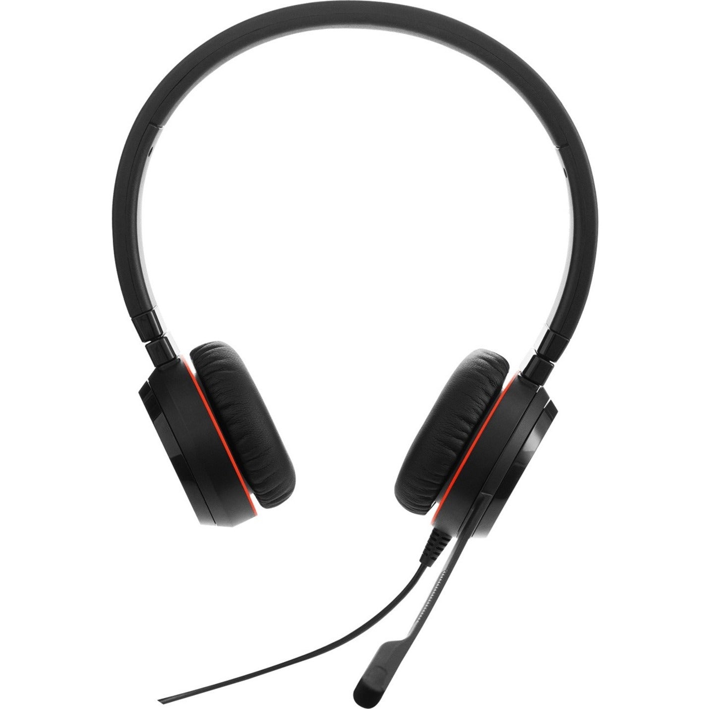 Side view of Jabra EVOLVE 30 II headset showing padded headband and ear cushions-alternate-image2