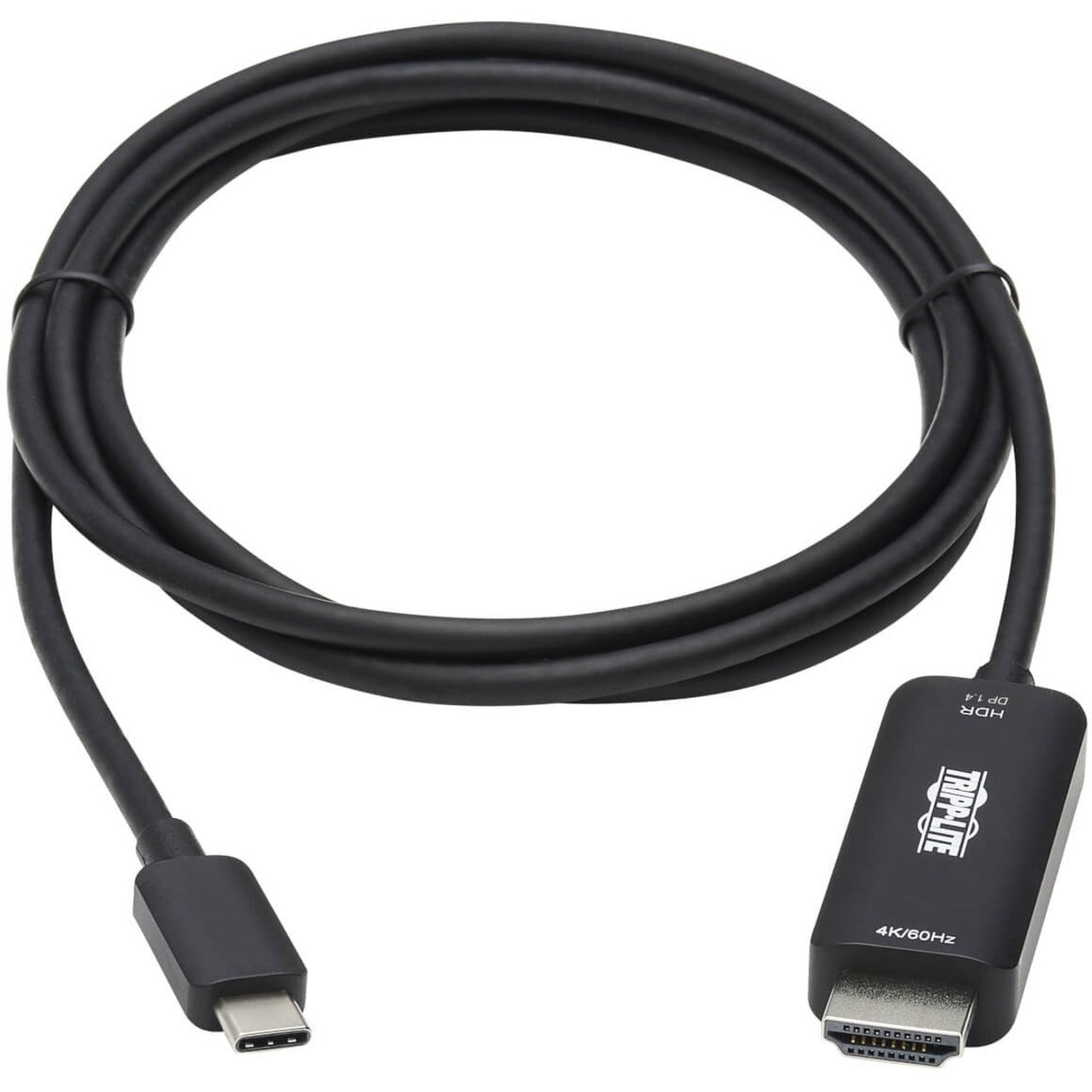 Tripp Lite by Eaton U444-003-HDR4BE USB-C to HDMI Adapter Cable, Black, 3 ft.