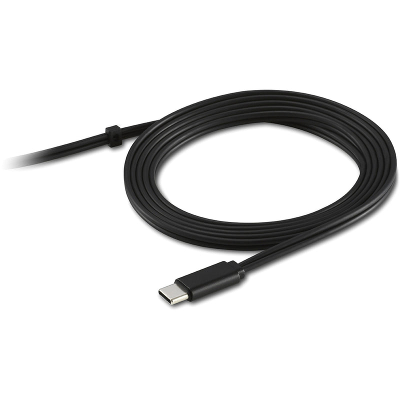 Close-up of the USB-C cable showing premium construction and connector