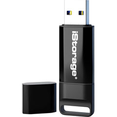 iStorage datAshur BT Hardware Encrypted USB 3.2 Flash Drive, 128GB, Secure Bluetooth Authentication, Face/Touch ID, Remote Management, Password Protected, Black - IS-FL-DBT-256-128 (3 Year Warranty)