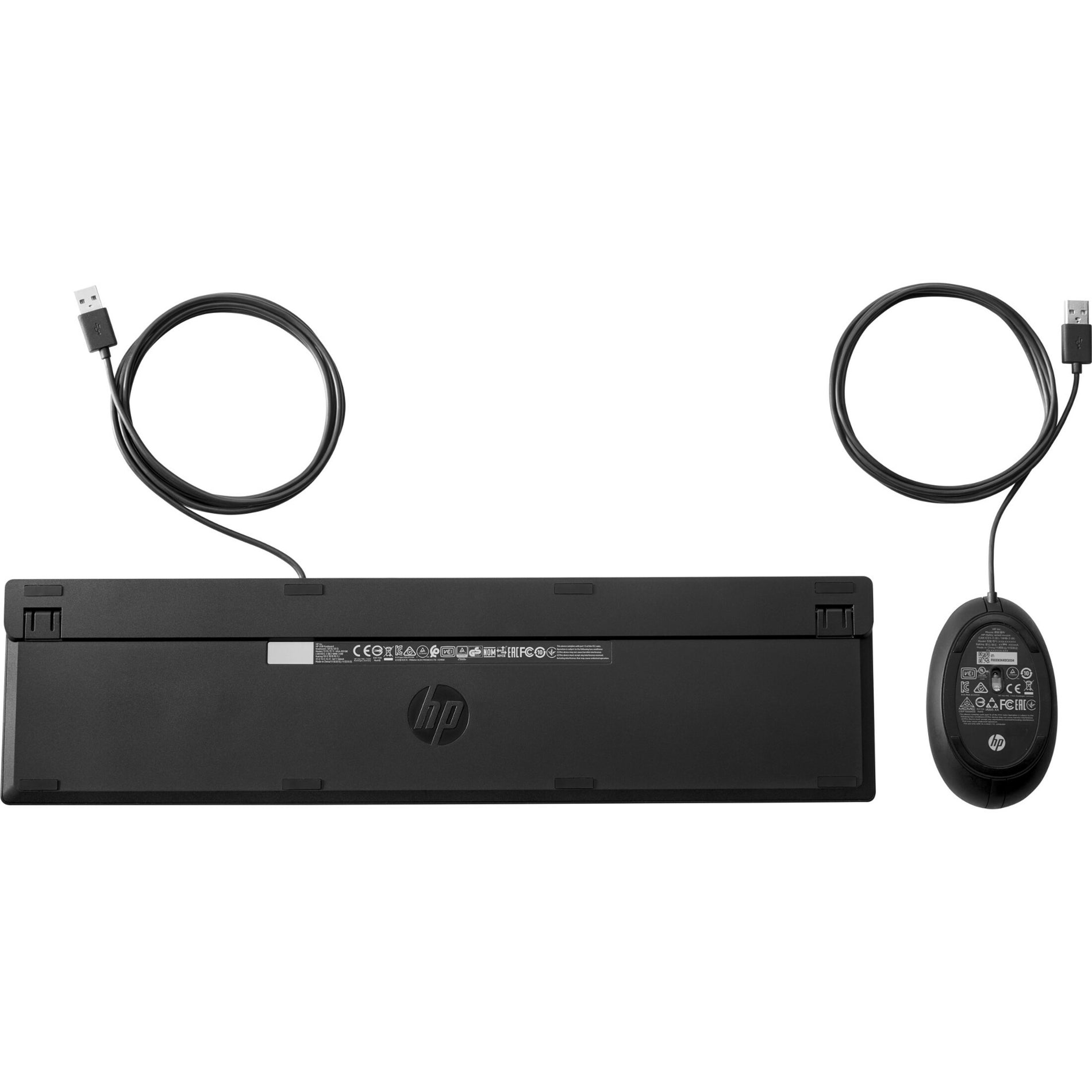 HP Wired Desktop 320MK Mouse and Keyboard, USB Connectivity, Windows 11 and Windows 10 x64 Compatible