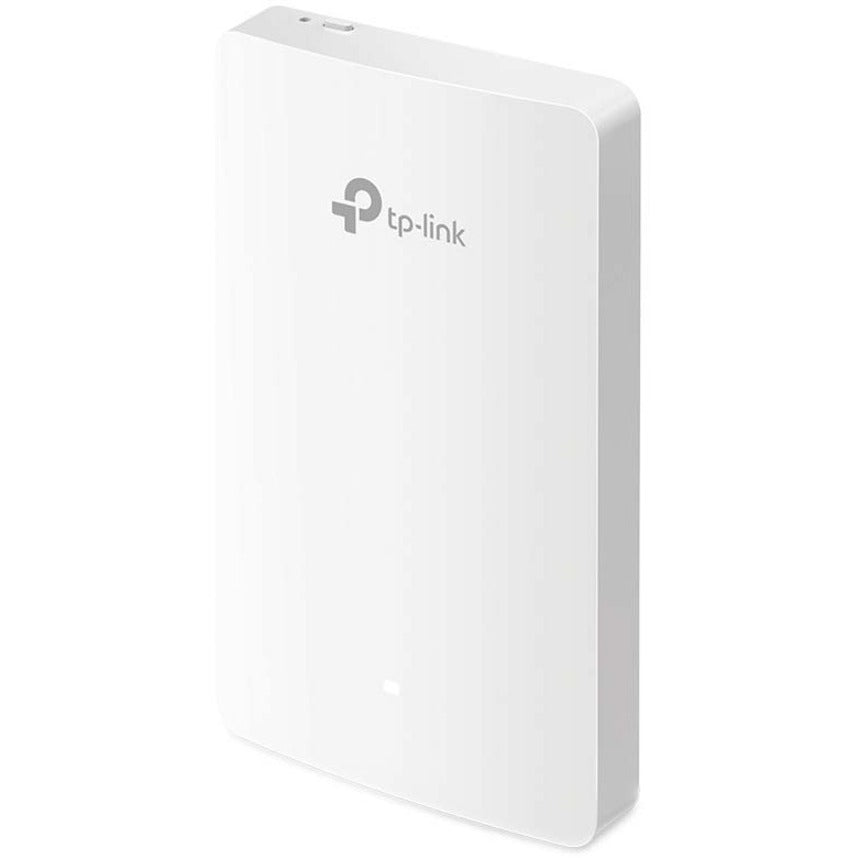 TP-Link EAP235-WALL Omada AC1200 Wireless MU-MIMO Gigabit Wall Plate Access Point, 867Mbps (5GHz) + 300Mbps (2.4GHz), 4 Gigabit Ports, 2 Internal Antennas (4dBi), PoE Passthrough, Band Steering, Load Balance, Beamforming