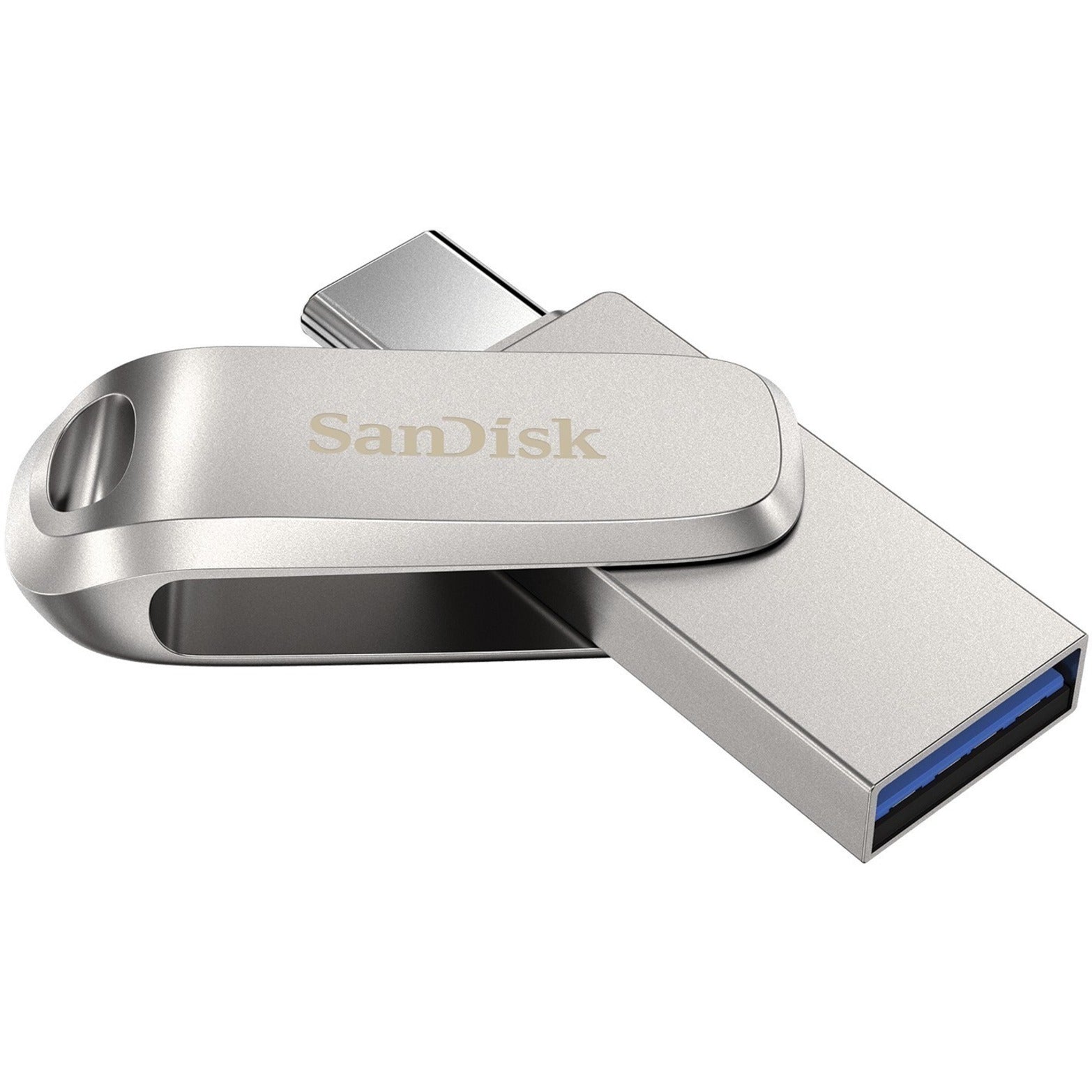 SanDisk - Unidad Flash USB tipo C Ultra Dual Drive Luxe SDDDC4-256G-A46 256GB Almacenamiento Velocidad de Lectura de 150 MB/s.