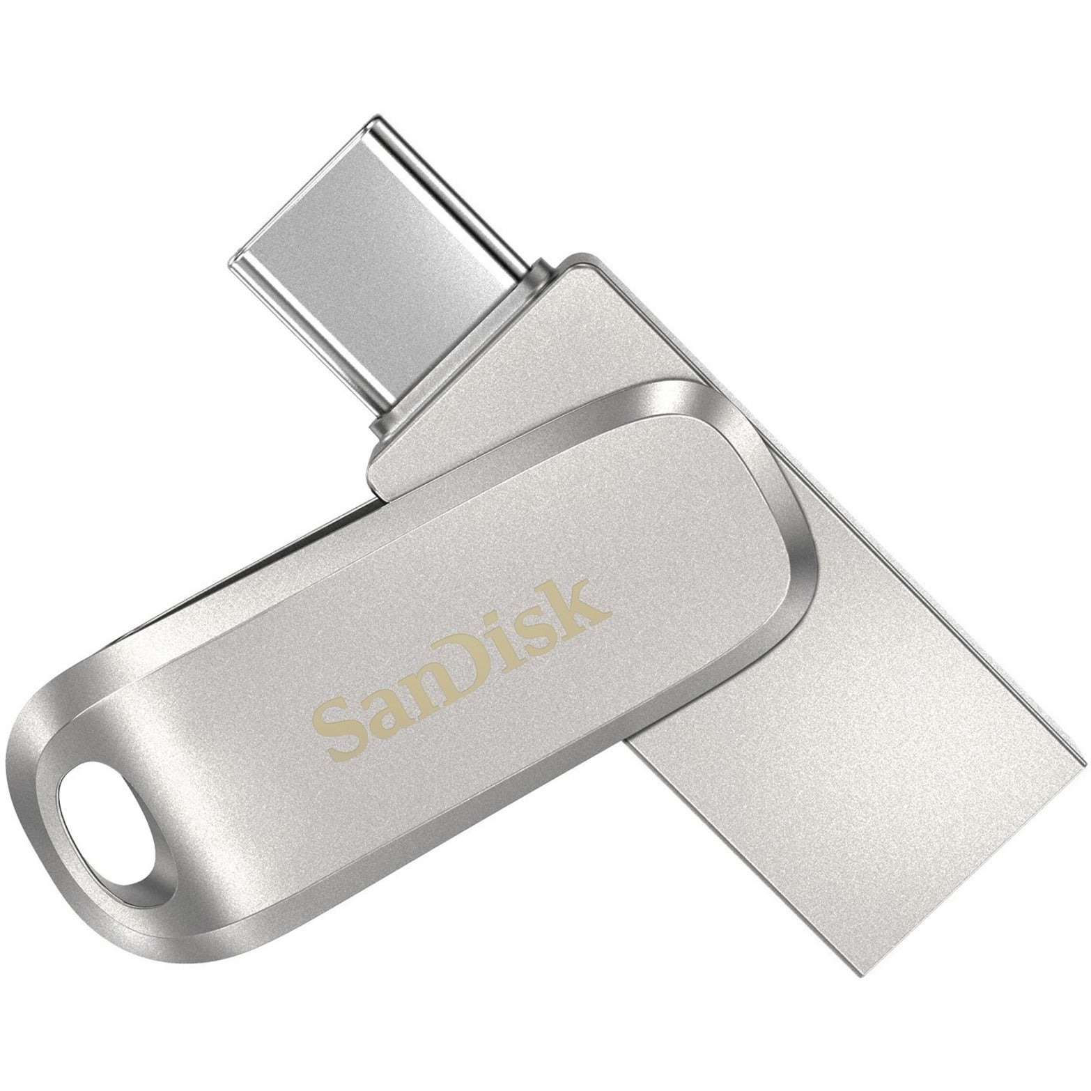 SanDisk - Unidad Flash USB tipo C Ultra Dual Drive Luxe SDDDC4-256G-A46 256GB Almacenamiento Velocidad de Lectura de 150 MB/s.