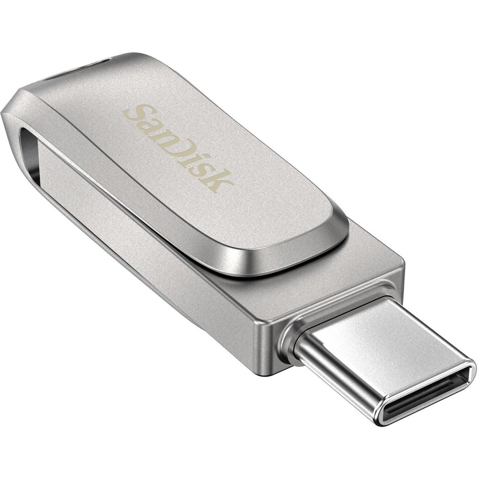 SanDisk SDDDC4-256G-A46 Ultra Dual Drive Luxe USB Type-C Flash Drive, 256GB Storage, 150 MB/s Read Speed