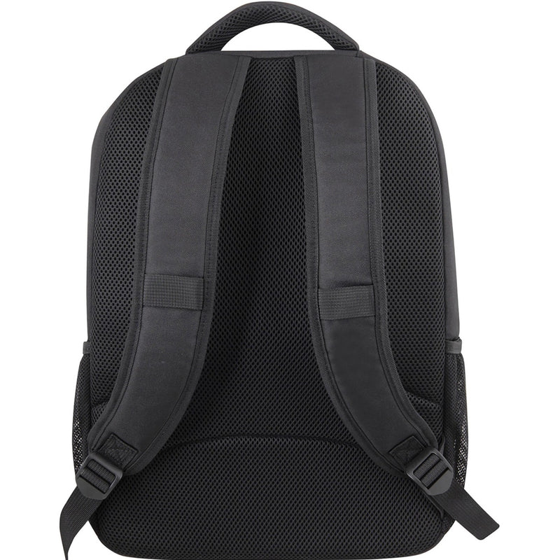 Back view of CYCLEE backpack showing padded mesh back panel and adjustable straps