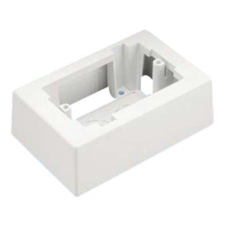 Panduit JB1IW-A Pan-Way Low Voltage Surface Mount Box, One-Piece Design, Off White