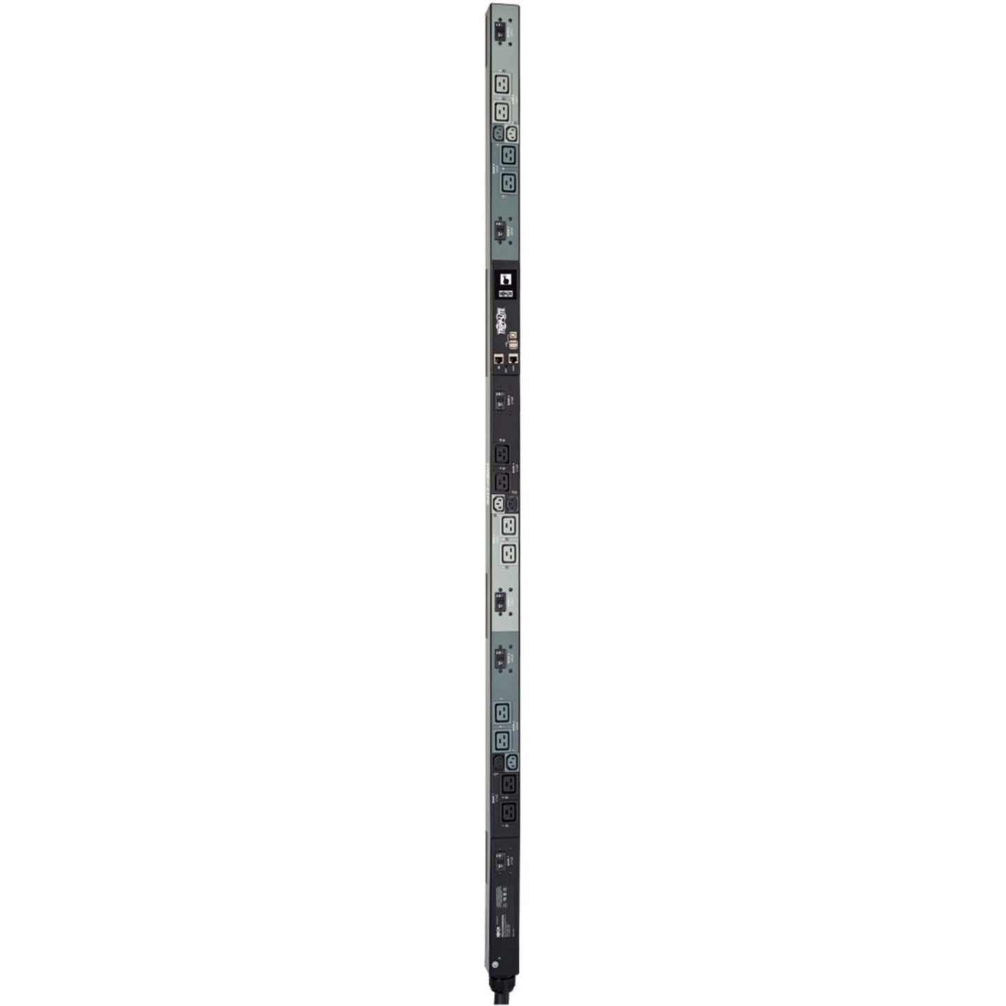 Full-length view of vertical PDU showing outlet arrangement and mounting features-alternate-image2