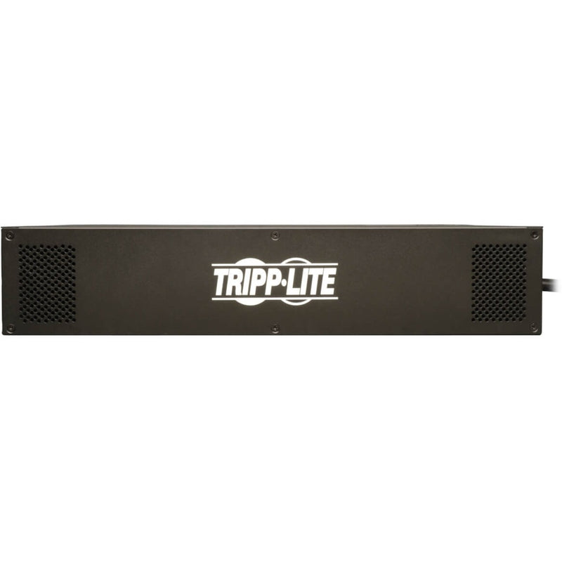 Top view of Tripp Lite PDU showing ventilation grilles and branding