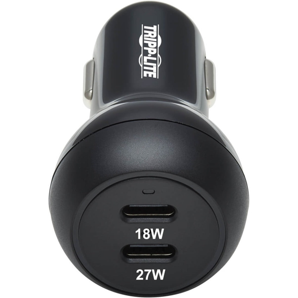 Adaptador de Auto Tripp Lite U280-C02-45W-2B Cargador de Coche USB Doble Puerto 45W USB C