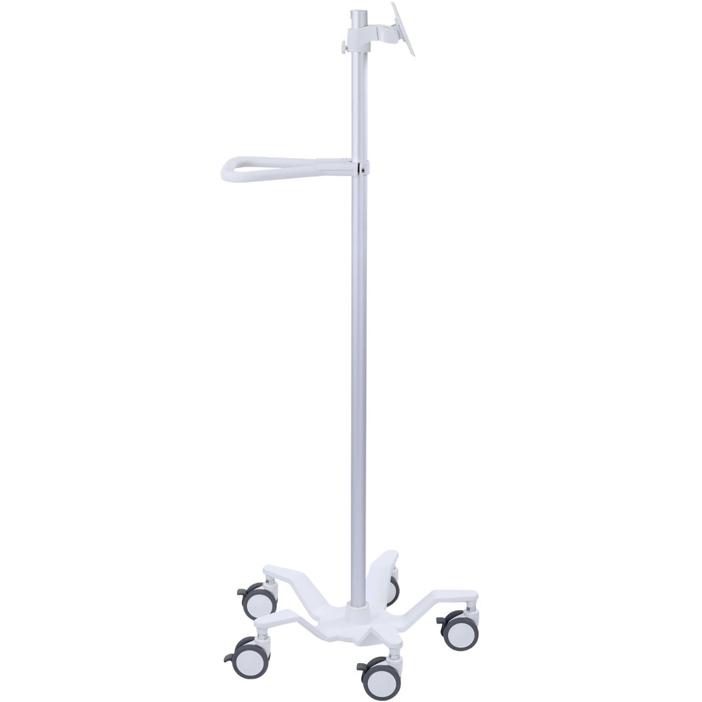 Ergotron 24-818-211 StyleView Pole Cart, Rotate, Locking Casters, Compact, 15 lb Maximum Load Capacity