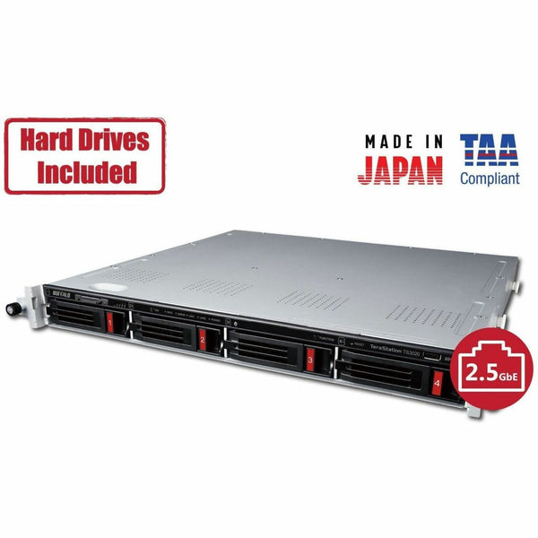 Buffalo TS3420RN3204 TeraStation 3420RN Rackmount 32TB NAS Hard Drives –  Network Hardwares