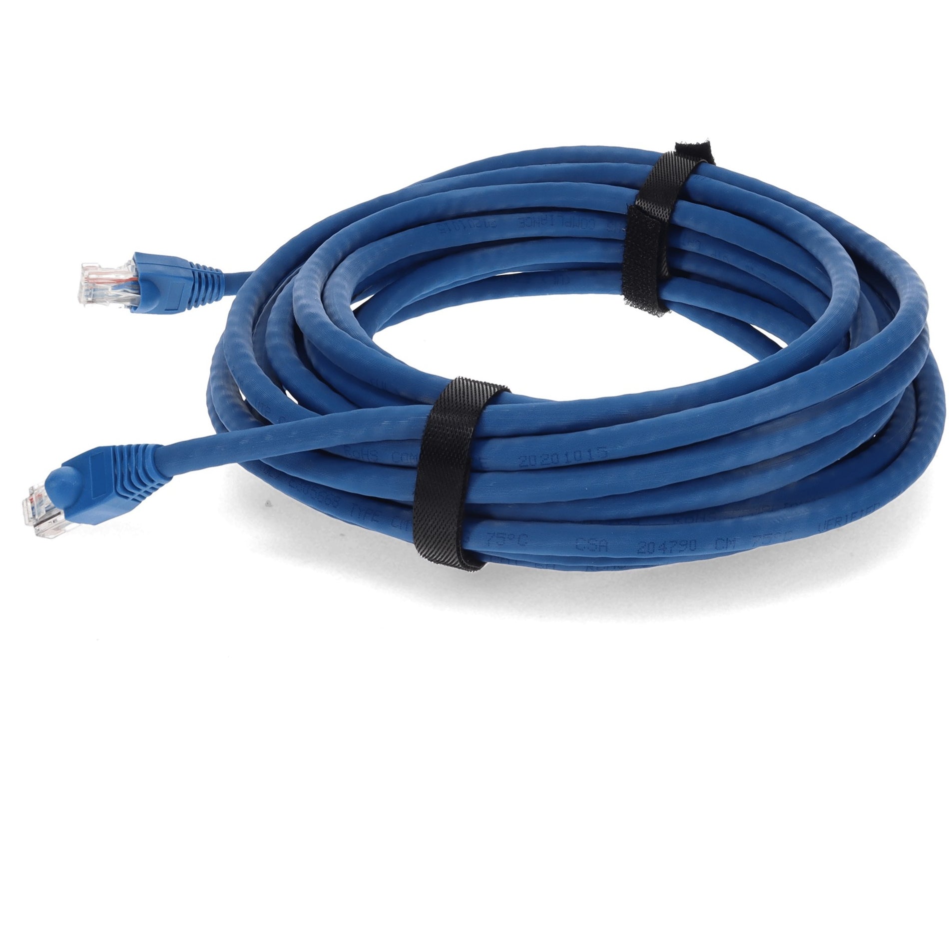 ADD-30FCAT6A-BE-25PK Cat.6a UTP Patch Network Cable 30 ft 10 Gbit/s Blue  ブランド名： 追加  Cat.6a UTP パッチネットワークケーブル、30 ft、10 Gbit/s、ブルー