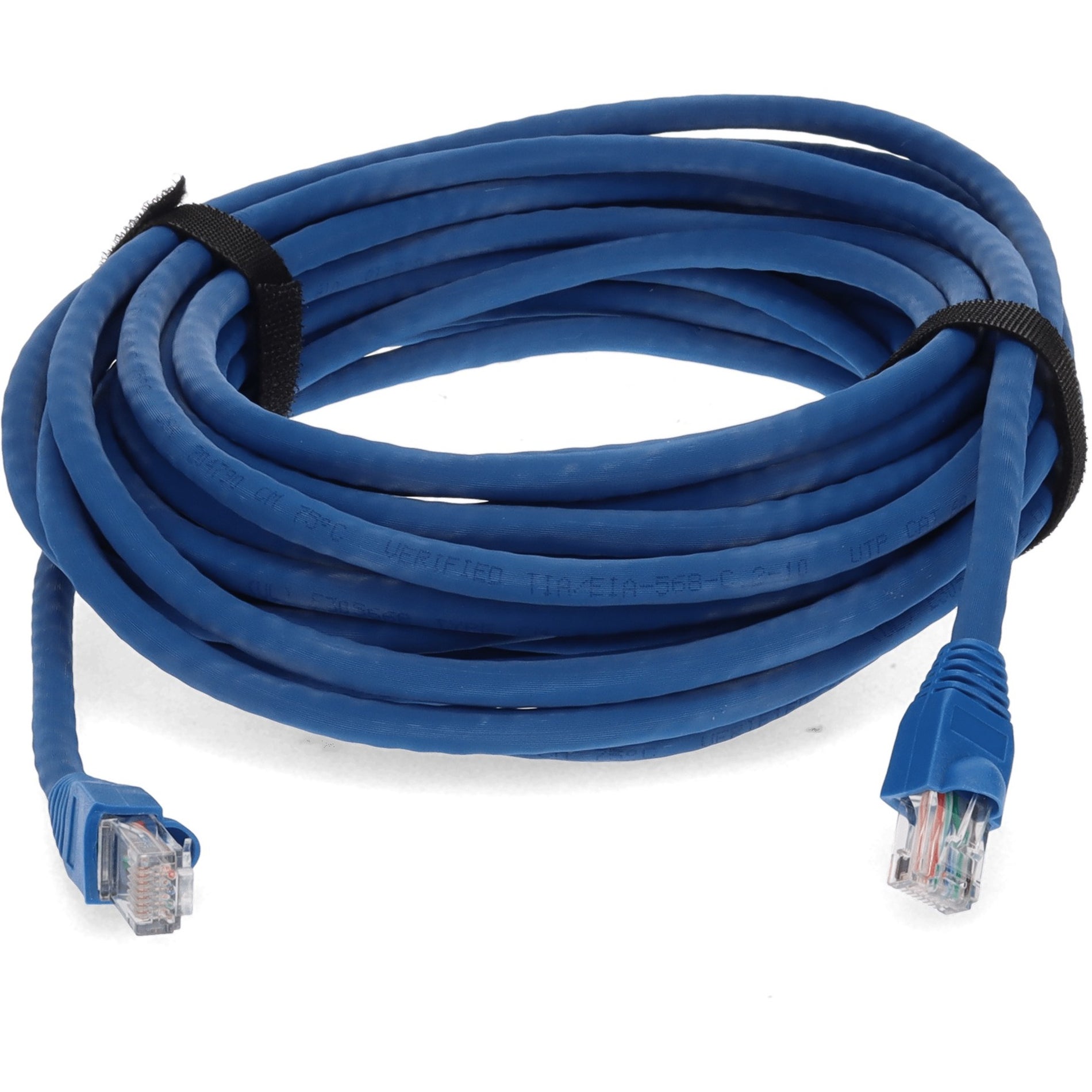 AddOn ADD-30FCAT6A-BE-25PK Cat.6a UTP Patch Network Cable, 30 ft, 10 Gbit/s, Blue