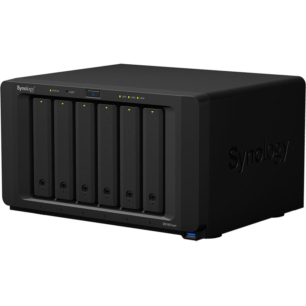 Synology DS1621XS++ DiskStation, Quad-core Xeon D-1527, 8GB DDR4, 10GbE, 6-Bay NAS Storage System