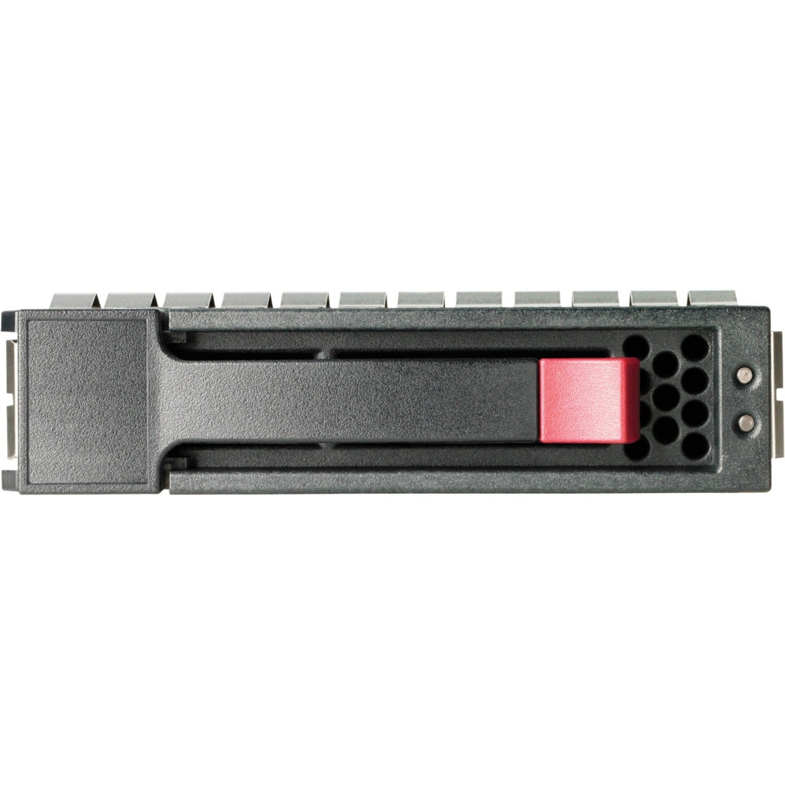 HPE MSA 1.8TB SAS 12G Enterprise hard drive with hot-swap carrier featuring black enclosure and red release tab-alternate-image1