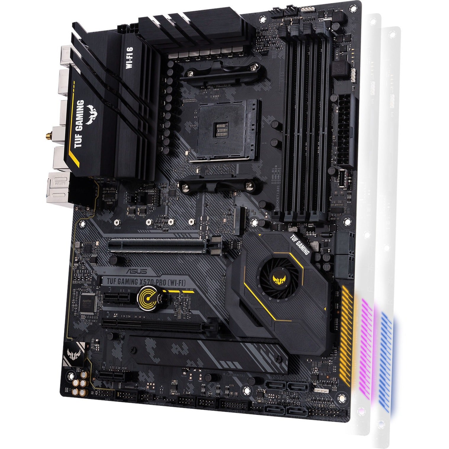 TUF GAMING X570-PRO (WI-FI) Desktop Motherboard - AMD X570 Chipset - Socket AM4 - ATX