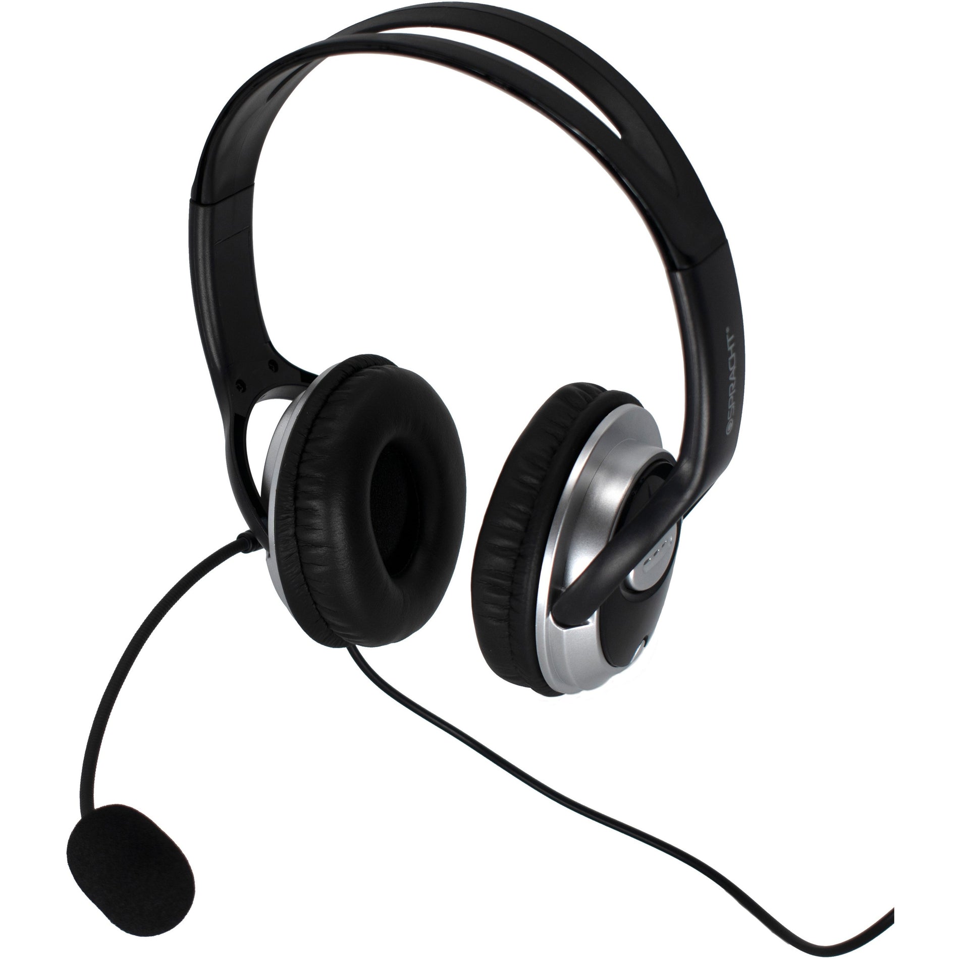 品牌：Spracht 产品名称：ZUM-WD-USB-2 耳机，舒适，降噪，USB有线立体声耳机