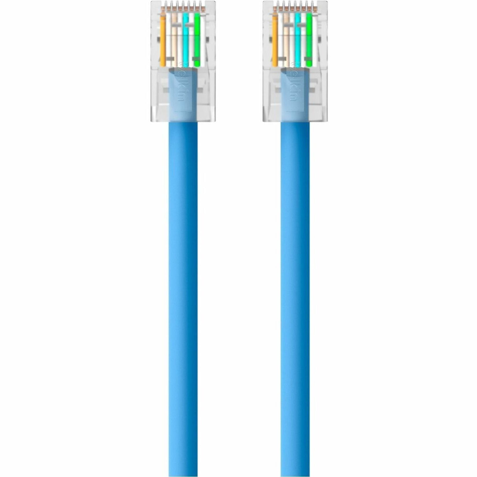 Belkin A3L980-150-BLU-S Cat. 6 UTP Patch Cable, 150 ft, Molded, Snagless, Blue