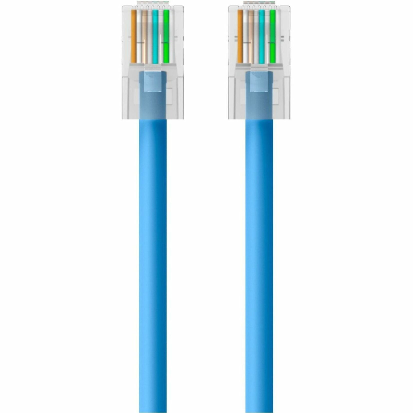 Belkin A3L980-150-BLU-S Cat. 6 UTP Patch Cable, 150 ft, Molded, Snagless, Blue