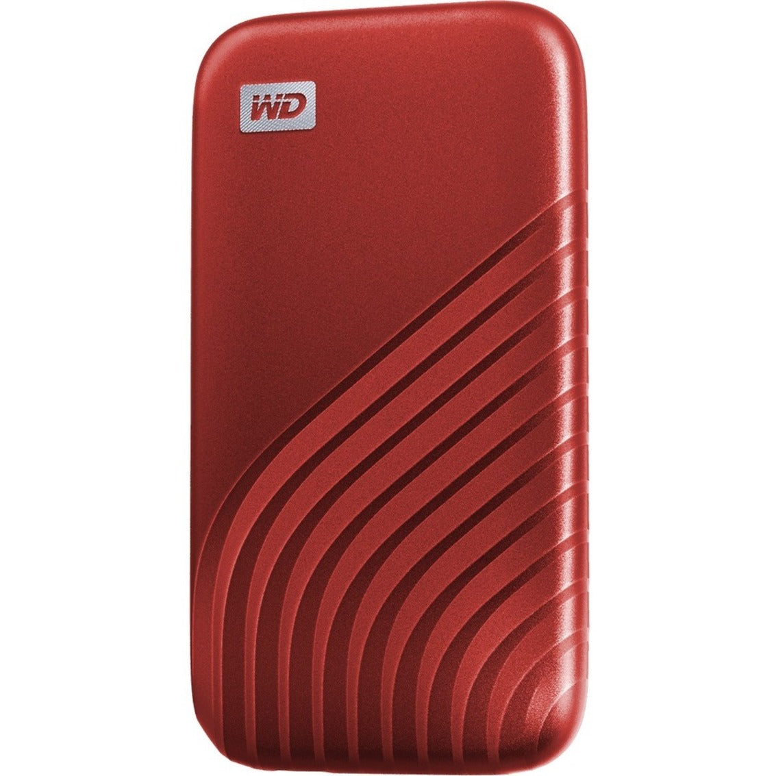 WD My Passport WDBAGF0020BRD-WESN Solid State Drive, 2TB, USB 3.2 Type C, Red