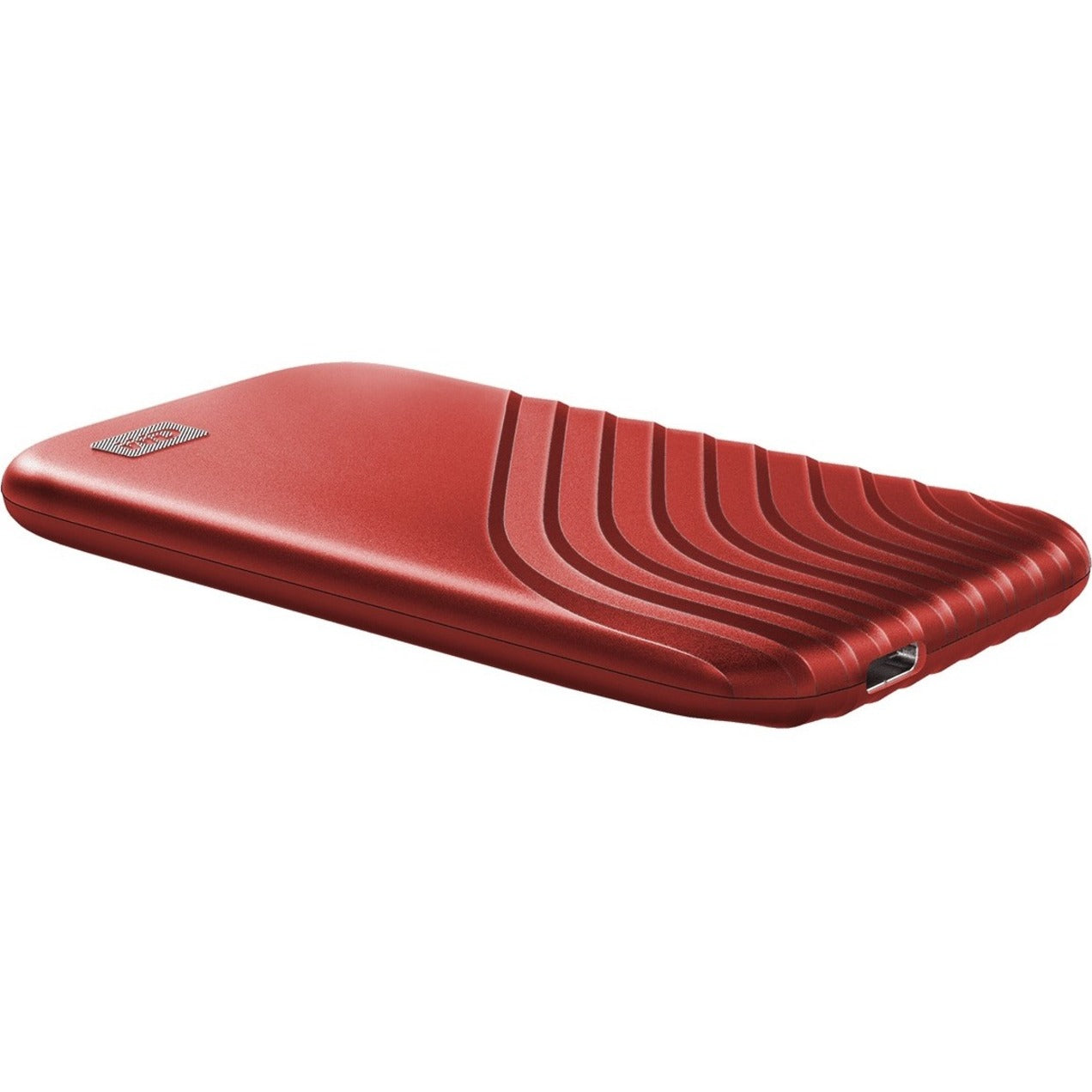 WD My Passport WDBAGF0020BRD-WESN Solid State Drive, 2TB, USB 3.2 Type C, Red