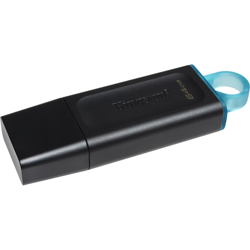 Kingston DataTraveler Exodia showing teal key ring loop and protective cap feature