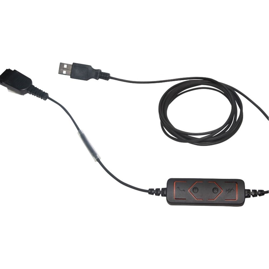 DataLocker AT1000HS-G AlphaTalk سماعة رأس USB متوافقة مع الاتفاقية التنفيذية الأمريكية ، سماعة رأس ستيريو ثنائية فوق الرأس مع حزام رأس قابل للتعديل وإلغاء الضوضاء