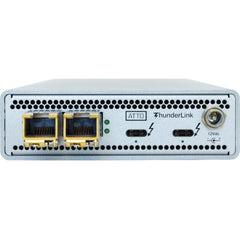 ATTO TLN3-3102-T00 ThunderLink N3 3102T (RJ45 SFP+) بطاقة إيثرنت 10 جيجابت، 2 منافذ، معدل نقل بيانات 1.25 جيجا بايت/ثانية، نوع وسائط زوج ملتوي مدعوم