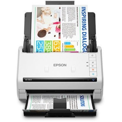 Epson DS-530 II demonstrating color document scanning capabilities