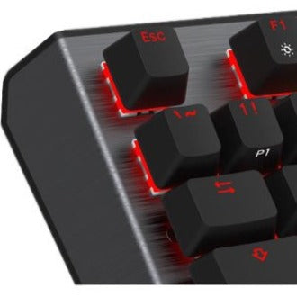 Cooler Master CK-530-GKTL1-US CK530 V2 Gaming Keyboard, Mechanical, Customizable Backlighting, Built-in Memory, Wrist Rest