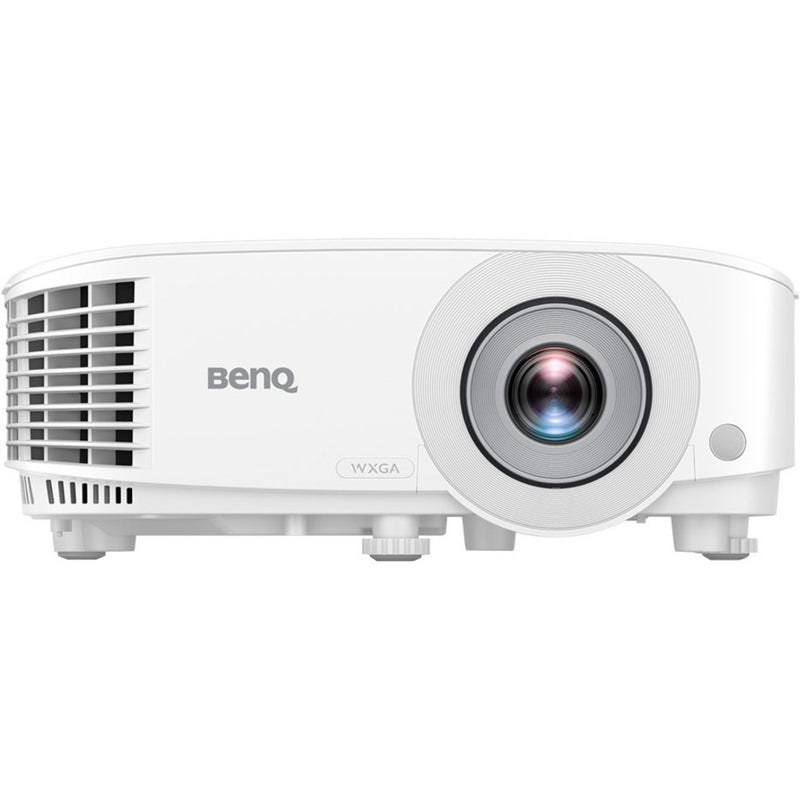 Side view of BenQ MW560 projector highlighting sleek design and ventilation