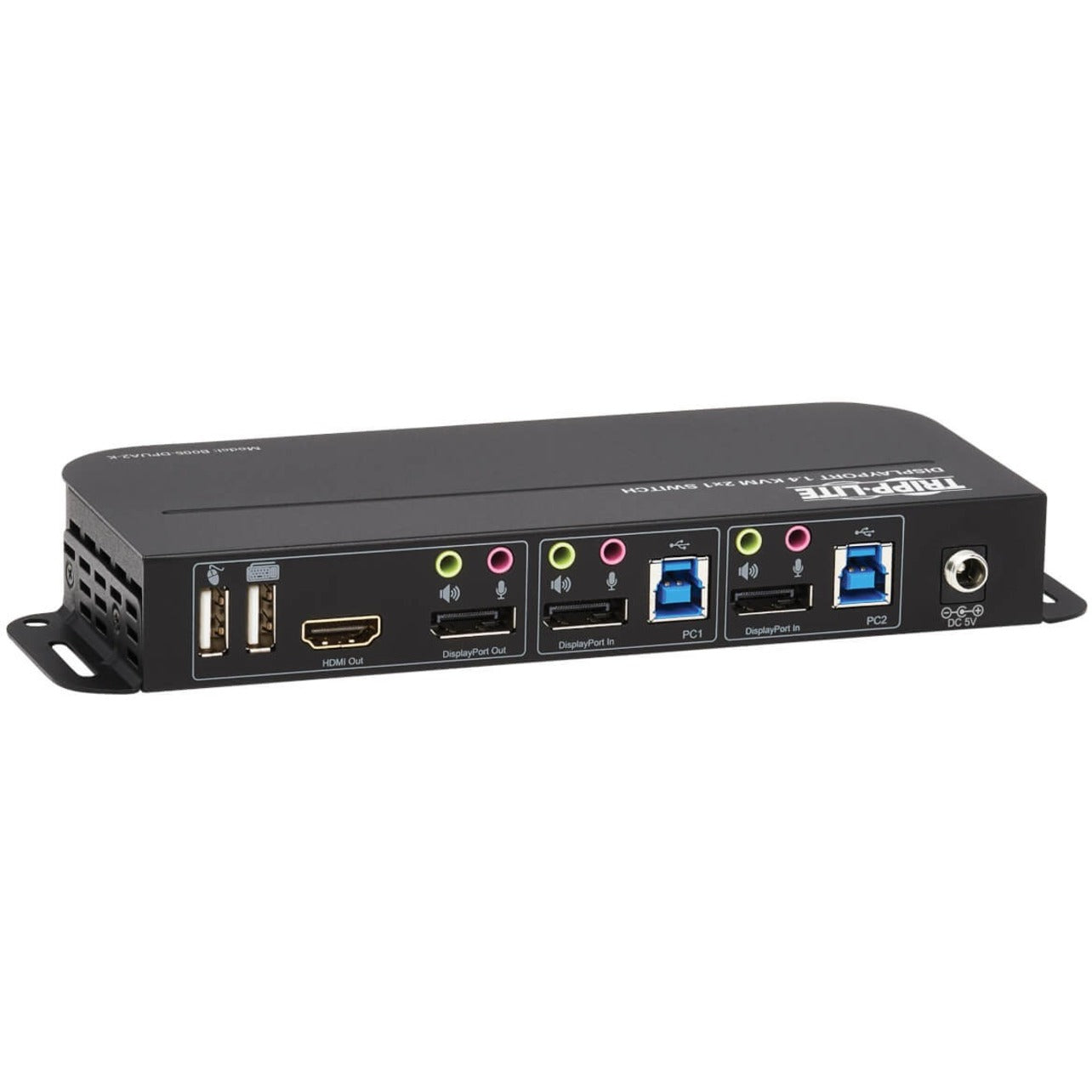 Tripp Lite B005-DPUA2-K 2-Puerto DisplayPort/USB Conmutador KVM Resolución 4096 x 2160 Garantía de 3 años