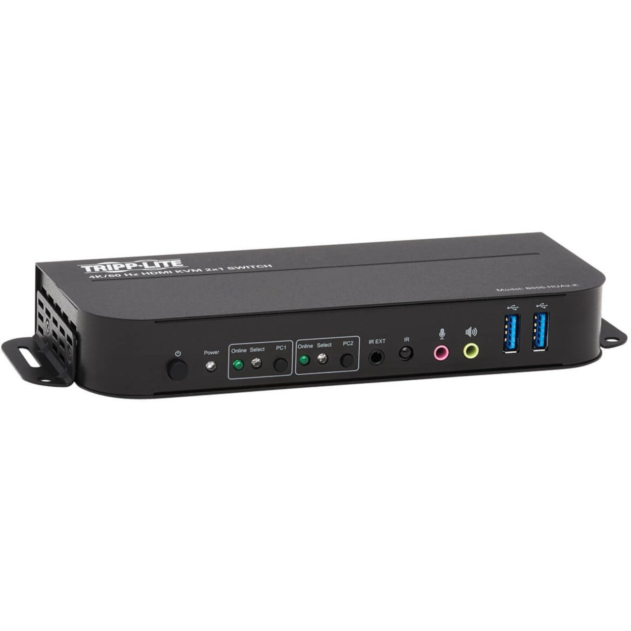 Tripp Lite B005-HUA2-K 2-Port HDMI/USB KVM Switch 4096 x 2160 Auflösung 3-Jahres-Garantie