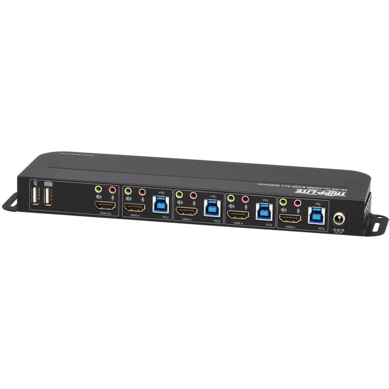 Tripp Lite B005-HUA4 4-Port HDMI/USB KVM Switch 4096 x 2160 Résolution 3-Year Garantie