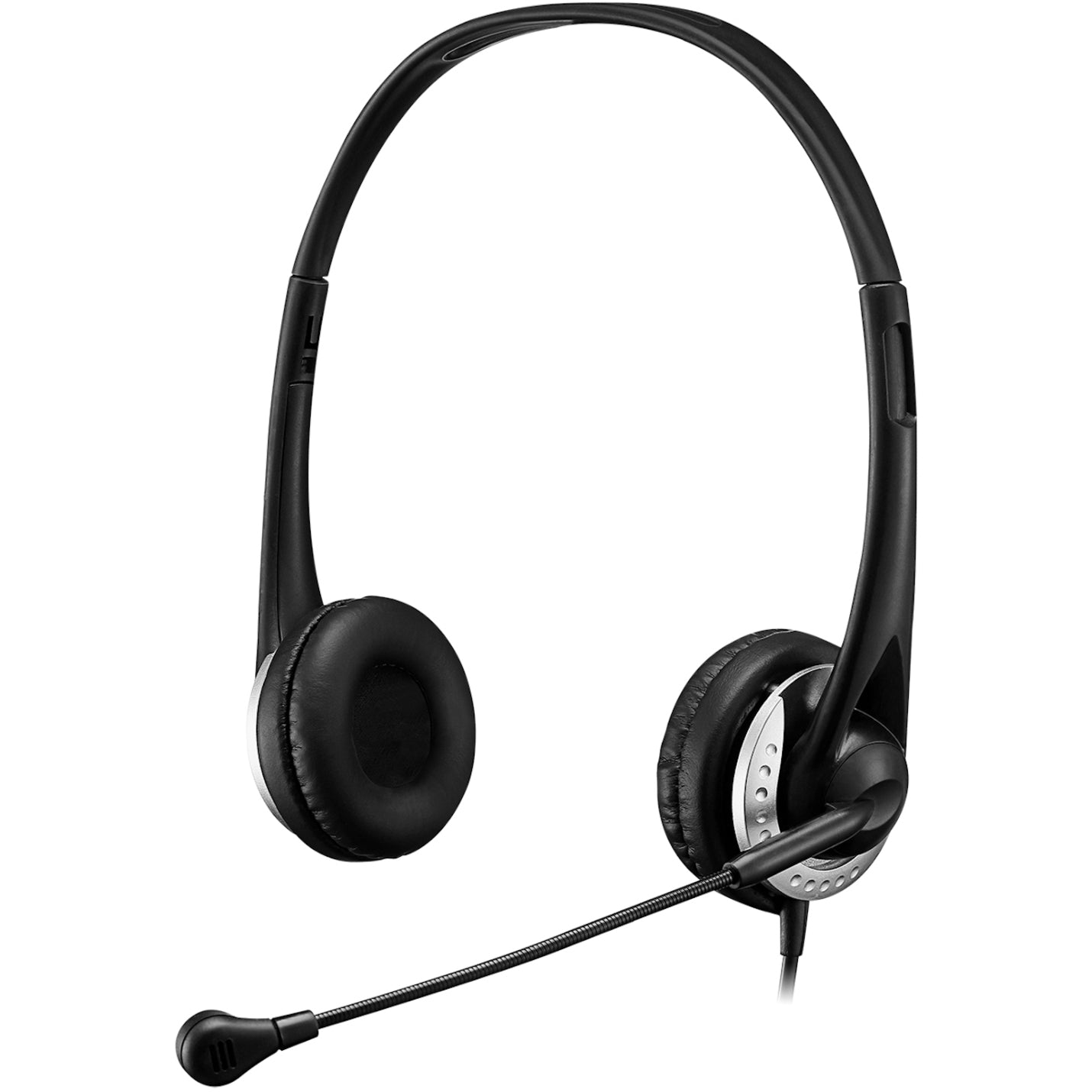 Adesso XTREAM P2 USB Wired Headset with Built-in Microphone, Over-the-head, Noise Cancelling, 1 Year Warranty