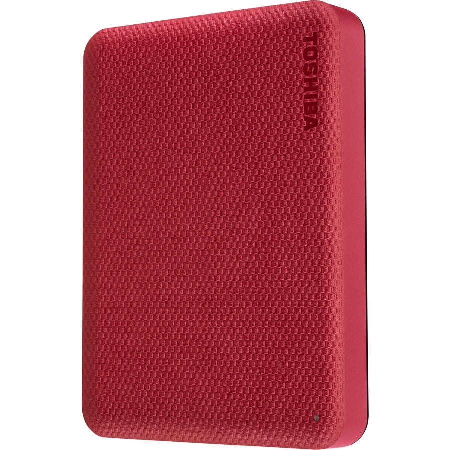 Toshiba HDTCA40XR3CA Canvio Advance Portable Hard Drive, 4TB, Red