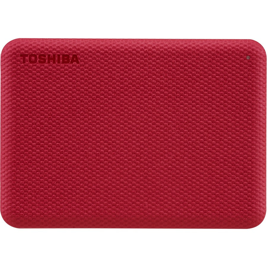 Toshiba HDTCA40XR3CA Canvio Advance Portable Hard Drive, 4TB, Red