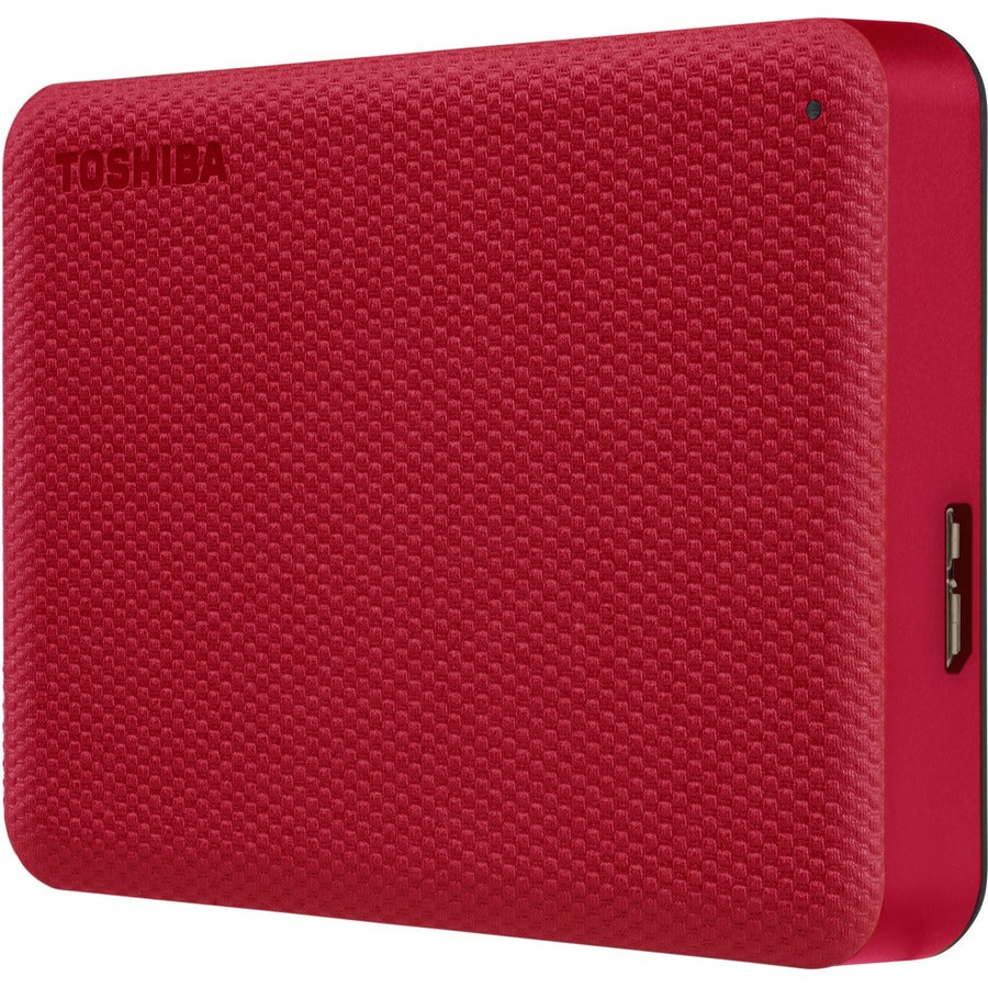 Toshiba HDTCA40XR3CA Canvio Advance Portable Hard Drive, 4TB, Red